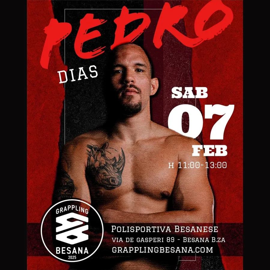 Locandina del seminario con Pedro Dias, sabato 7 febbraio a Besana Brianza